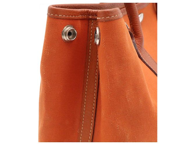 Hermès Borsa Tote Hermes Garden Party TPM Arancione - vista 6