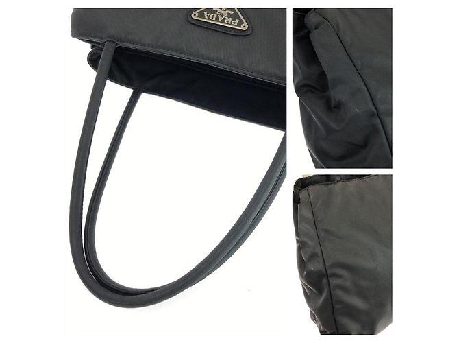 Bolso Tote Prada Tessuto Negro - vista 5