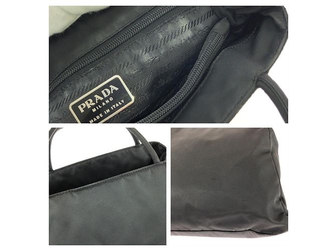 Bolso Tote Prada Tessuto Negro - vista 6