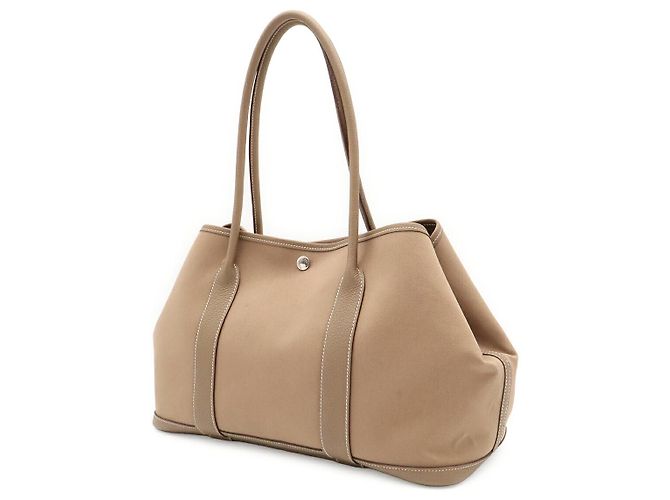 Hermès Borsa a tracolla Hermes Garden Marrone Beige - vista 2