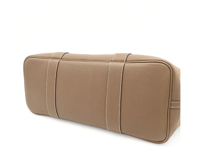 Hermès Borsa a tracolla Hermes Garden Marrone Beige - vista 6