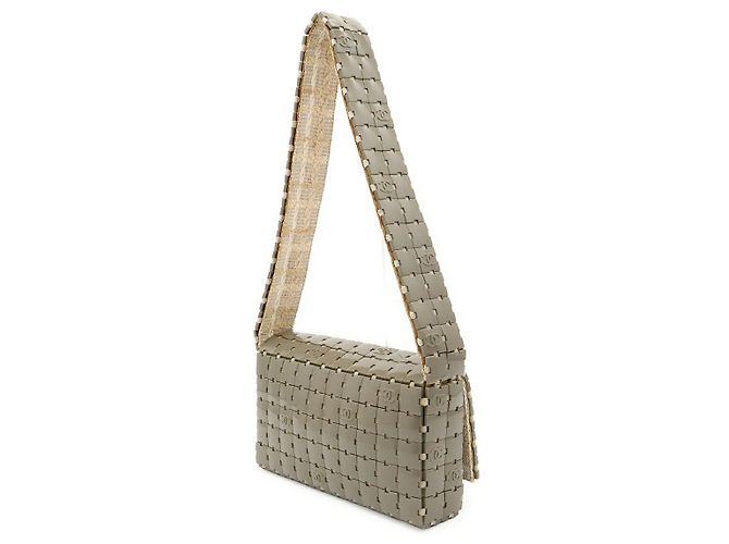 Borsa a tracolla Chanel Puzzle Marrone Beige - vista 2