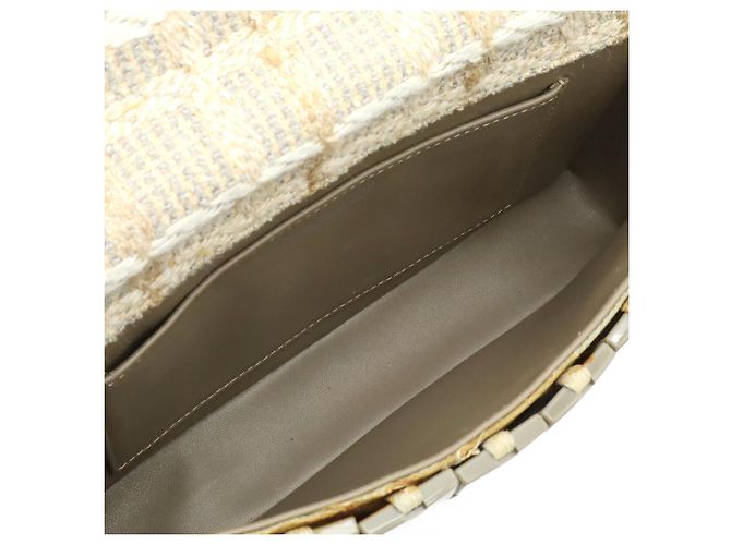 Borsa a tracolla Chanel Puzzle Marrone Beige - vista 9