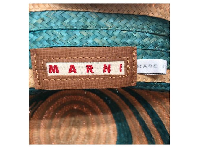 Marni Strohhandtasche Mehrfarben - Ansicht 4