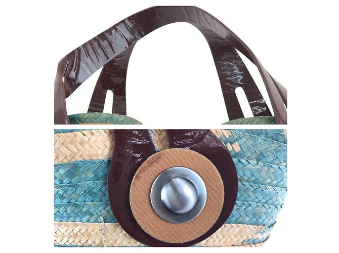 Marni Strohhandtasche Mehrfarben - Ansicht 5