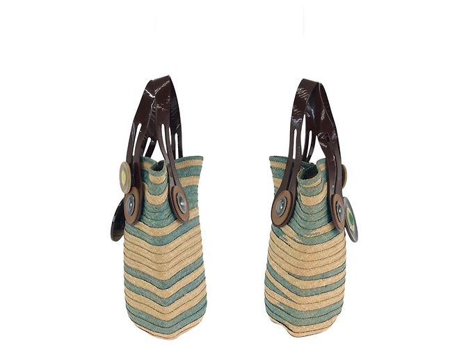 Marni Strohhandtasche Mehrfarben - Ansicht 7