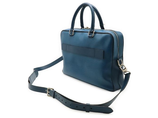Louis Vuitton Epi Porte-Documents Briefcase Blu - vista 2