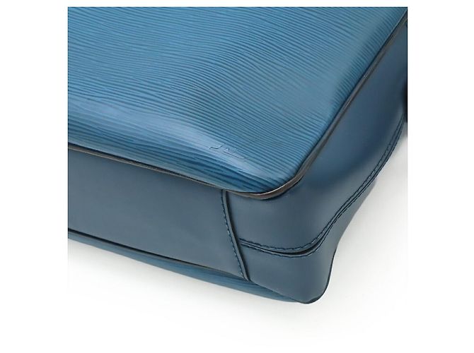 Louis Vuitton Epi Porte-Documents Briefcase Blu - vista 3