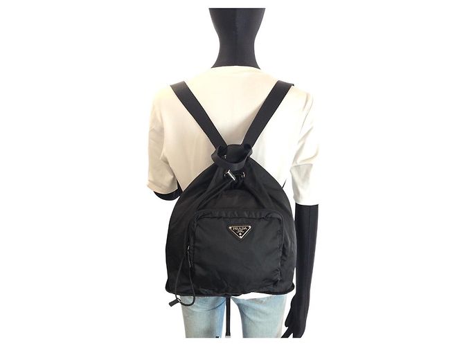 Mochila Prada Tessuto Preto - vista 6