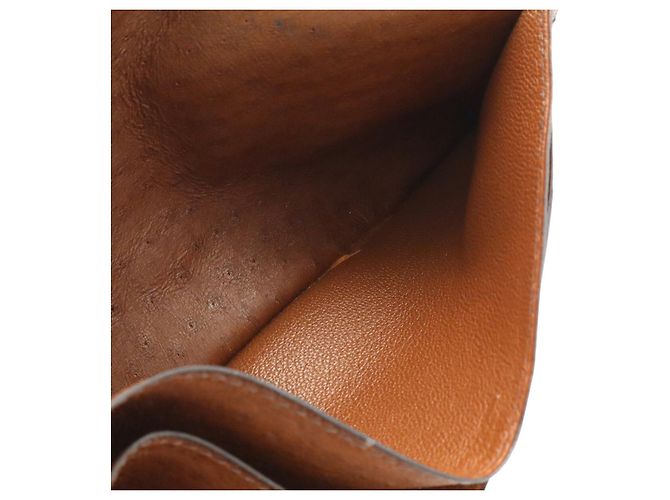 Hermès Hermes Bearn Classic Lange Geldbörse Braun - Ansicht 7