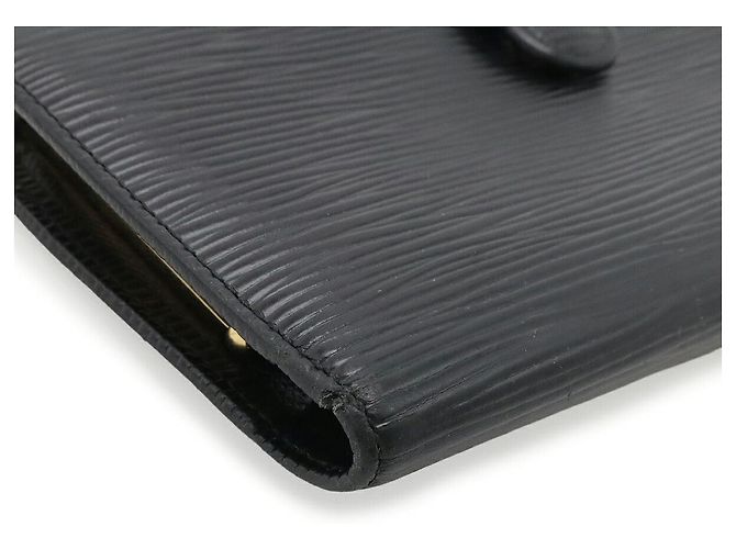Portafoglio Louis Vuitton Epi Continental Viennois Nero - vista 3
