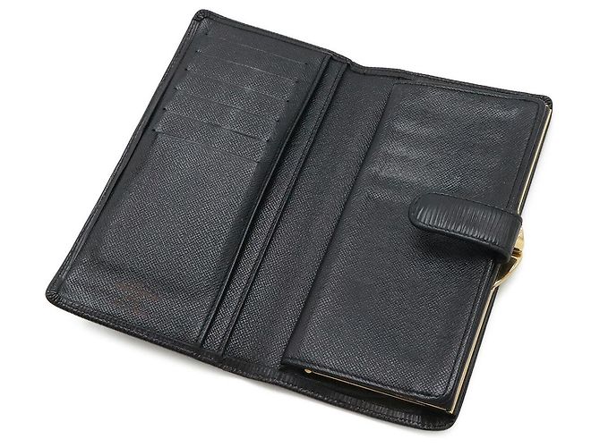 Portafoglio Louis Vuitton Epi Continental Viennois Nero - vista 4