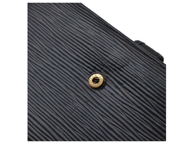 Portafoglio Louis Vuitton Epi Continental Viennois Nero - vista 9