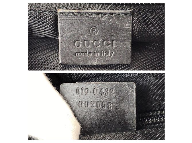 Borsa a tracolla Gucci nera in tessuto Nero - vista 4