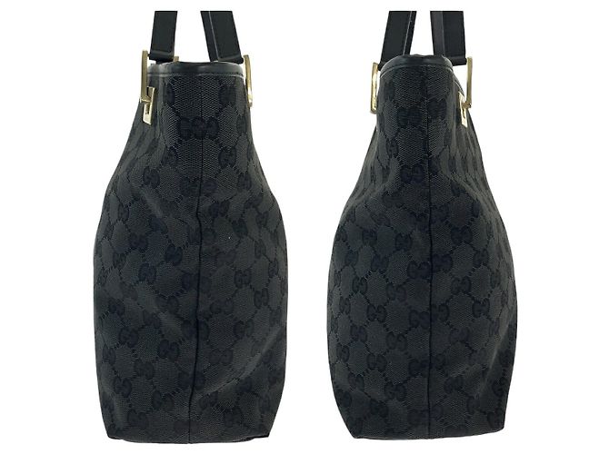 Borsa Tote Gucci GG Canvas Nero - vista 8
