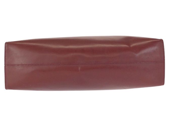 Prada Spazzolato Lackleder Tote Bag Rot - Ansicht 10