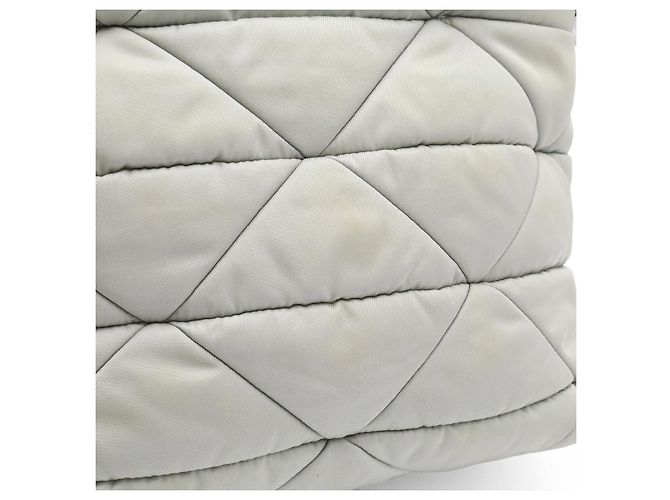Bolso Tote Acolchado Prada Azul - vista 9