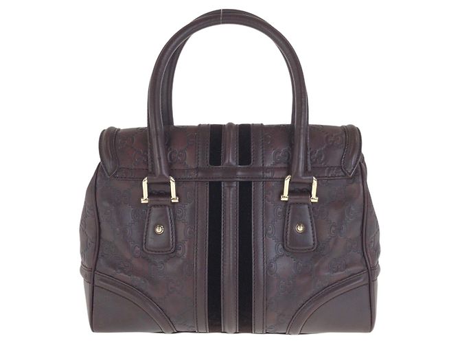 Sac à main Gucci Guccissima Marron - vue 2