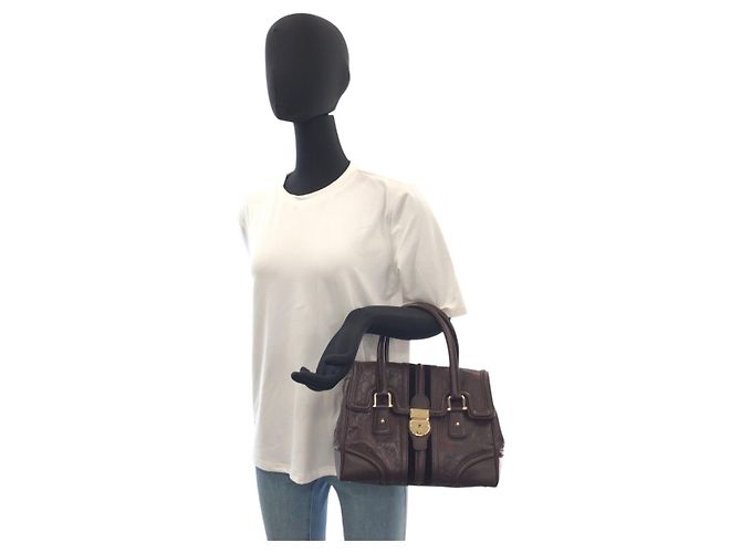 Sac à main Gucci Guccissima Marron - vue 6