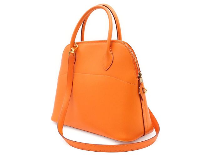 Hermès Borsa a mano Hermes Bolide Arancione - vista 2