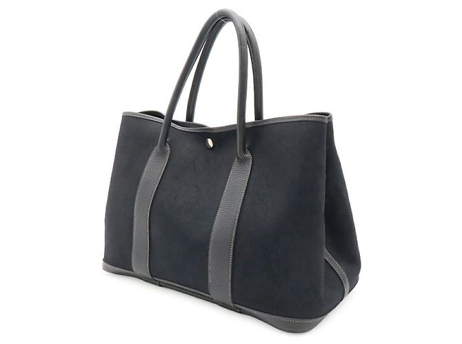 Hermès Hermes Garden Party PM Tote Schwarz - Ansicht 2