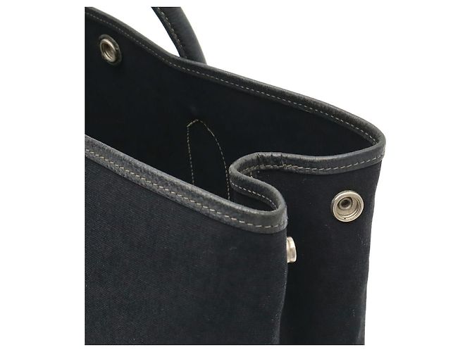 Hermès Hermes Garden Party PM Tote Schwarz - Ansicht 8