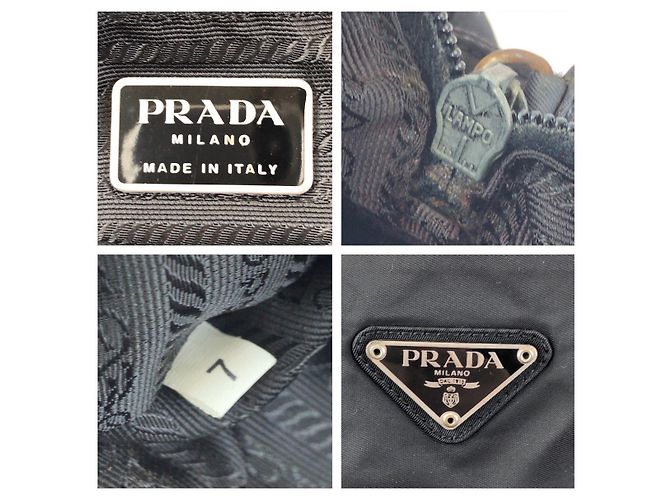 Bolso Tote Prada Tessuto Negro - vista 4
