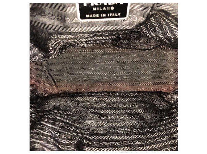 Bolso Tote Prada Tessuto Negro - vista 9