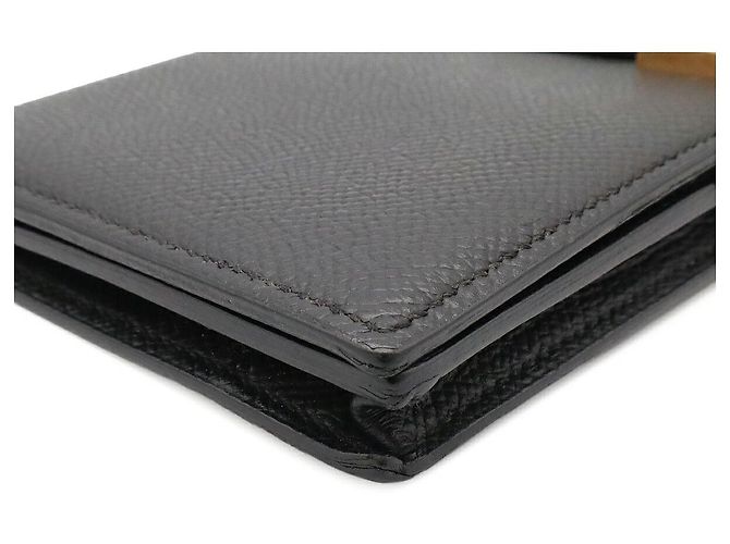 Hermès Cartera larga Hermes Bearn Souffle Negro - vista 3