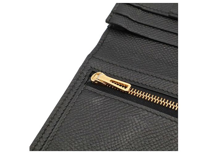 Hermès Cartera larga Hermes Bearn Souffle Negro - vista 6