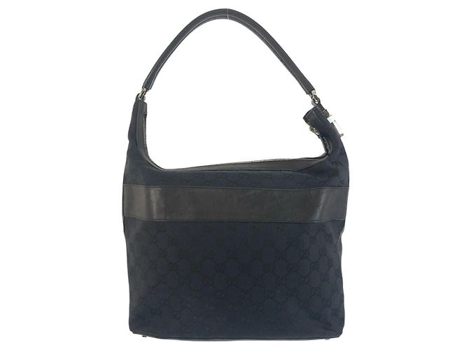 Borsa a tracolla Gucci GG Canvas Nero - vista 2