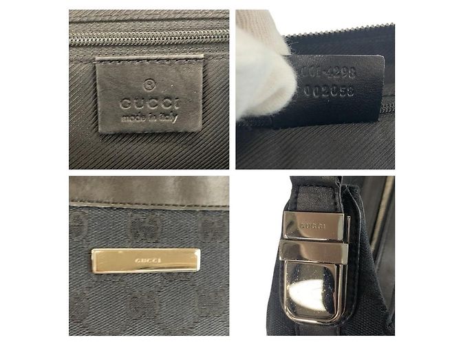 Borsa a tracolla Gucci GG Canvas Nero - vista 3
