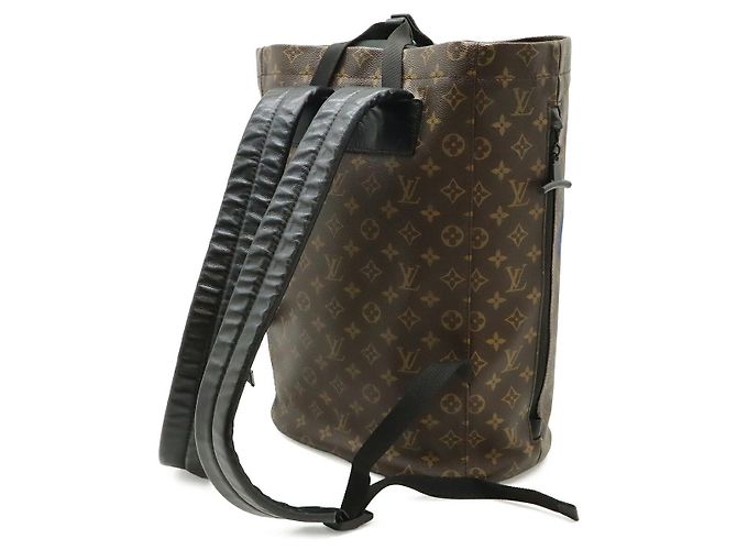Louis Vuitton Logo Story Chalk Rucksack Braun - Ansicht 2