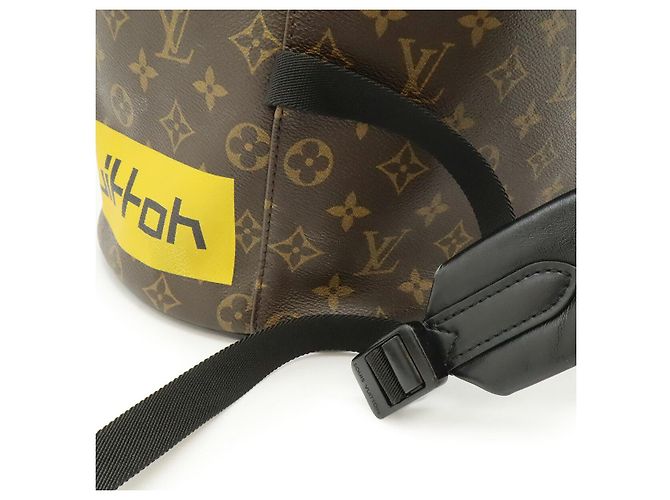 Louis Vuitton Logo Story Chalk Rucksack Braun - Ansicht 5