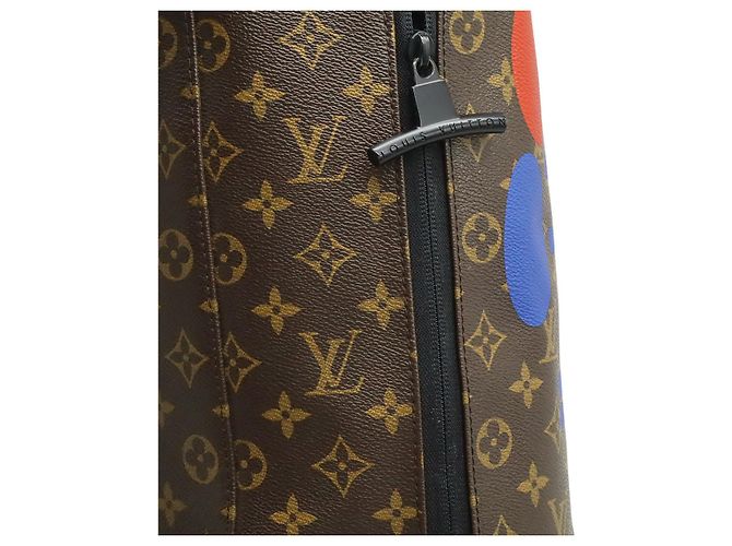 Louis Vuitton Logo Story Chalk Rucksack Braun - Ansicht 8