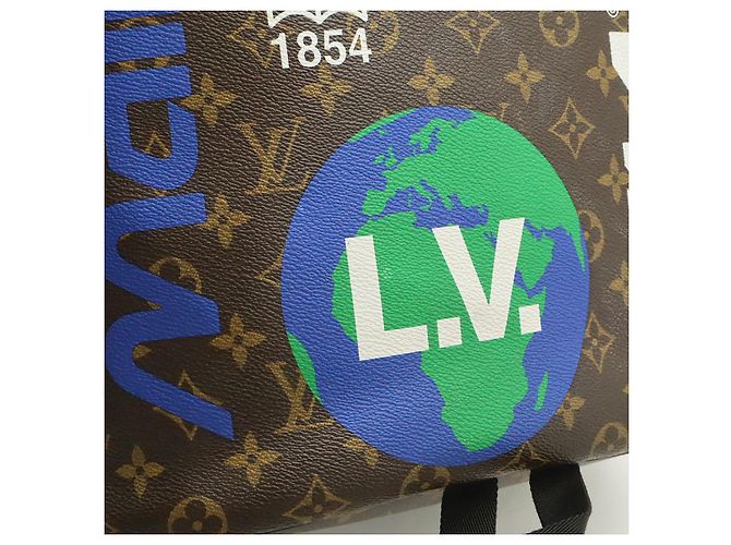 Louis Vuitton Logo Story Chalk Rucksack Braun - Ansicht 9