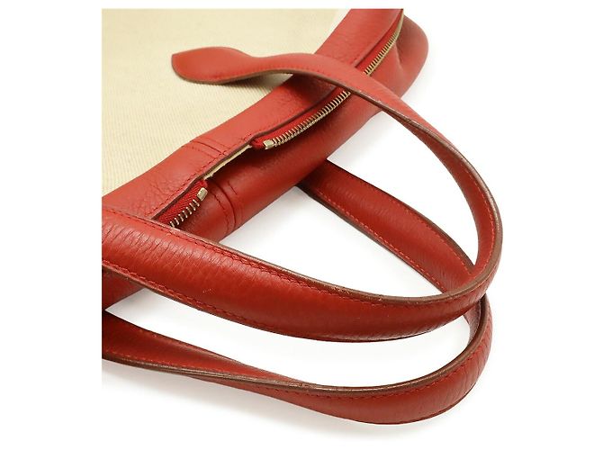 Hermès Sac de voyage Boston Hermes Victoria 50 Rouge - vue 4