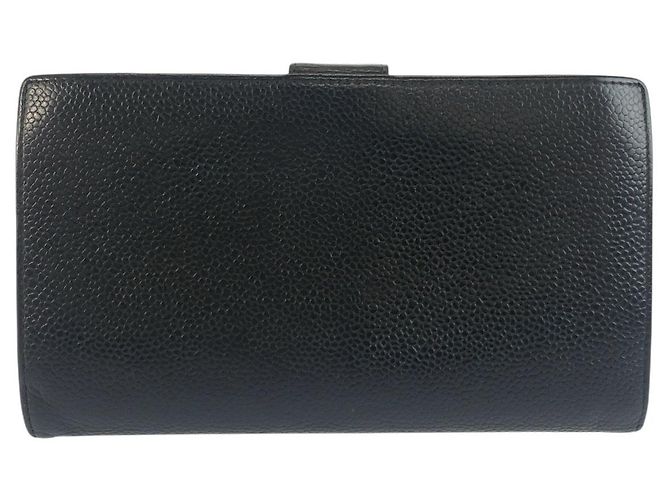 Chanel Coco Mark Langbörse Schwarz - Ansicht 2