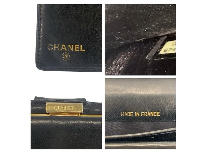 Chanel Coco Mark Langbörse Schwarz - Ansicht 3