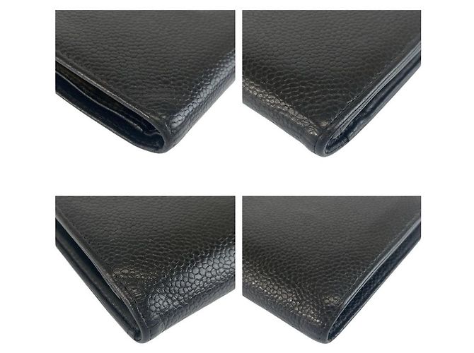 Chanel Coco Mark Langbörse Schwarz - Ansicht 7
