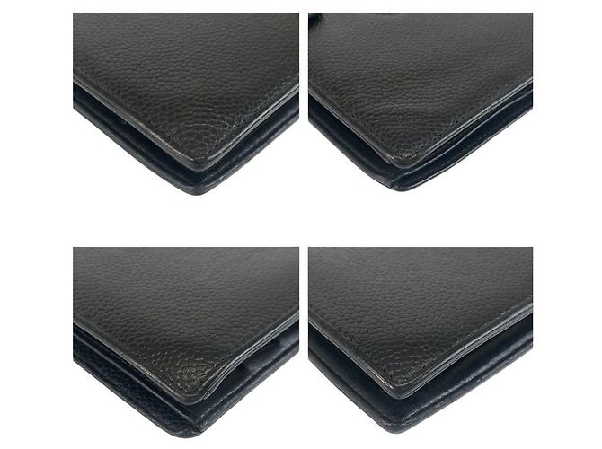 Chanel Coco Mark Langbörse Schwarz - Ansicht 8