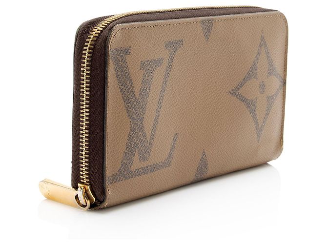 Louis Vuitton Giant Reverse Monogram Zippy Wallet Braun - Ansicht 2