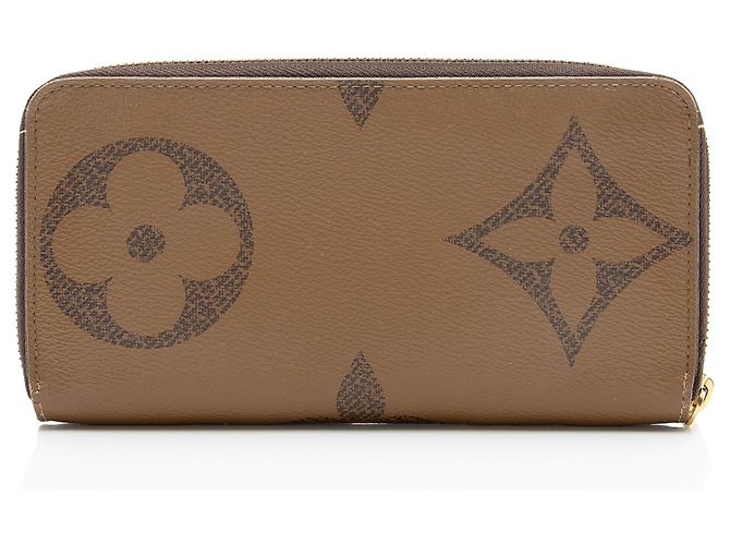 Louis Vuitton Giant Reverse Monogram Zippy Wallet Braun - Ansicht 3