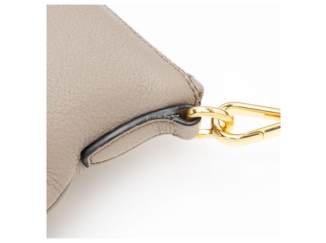 Prada Vitello Phenix Zip Crossbody Grigio - vista 10