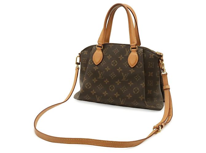 Borsa Louis Vuitton Monogram Rivoli PM Marrone - vista 2