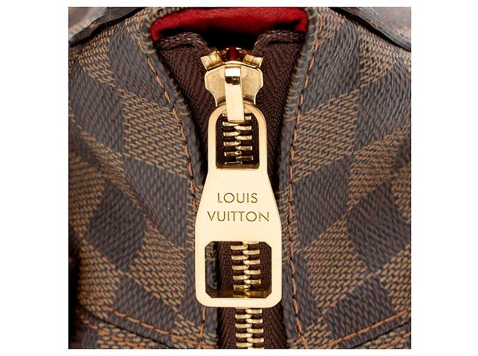 Louis Vuitton Damier Ebene Evora MM Tote Castaño - vista 10