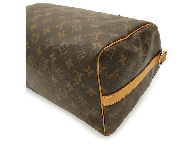 Louis Vuitton Speedy Bandouliere Marrone - vista 3
