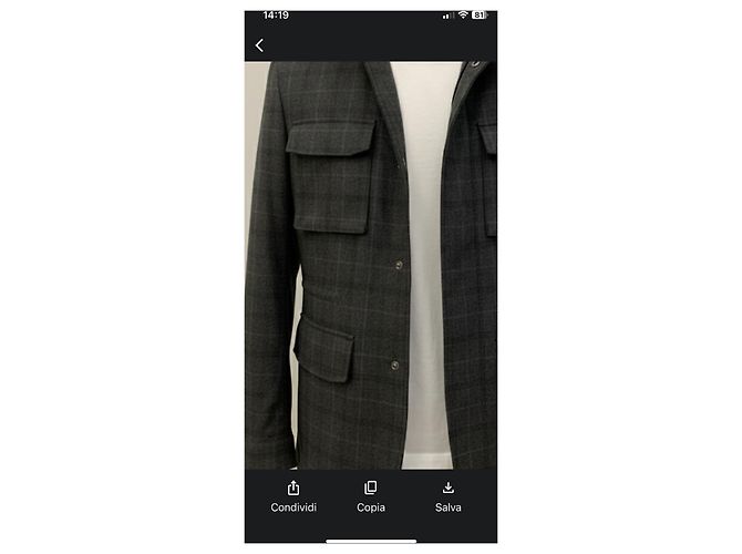Hackett London Giacca Hackett in lana a quadri da uomo Verde - vista 2