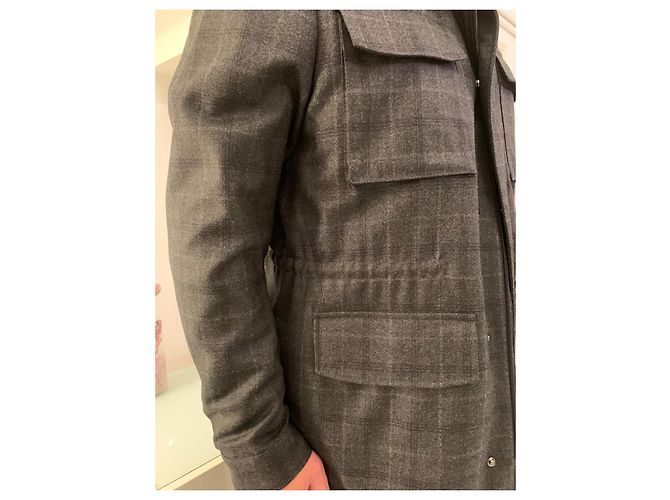 Hackett London Giacca Hackett in lana a quadri da uomo Verde - vista 4