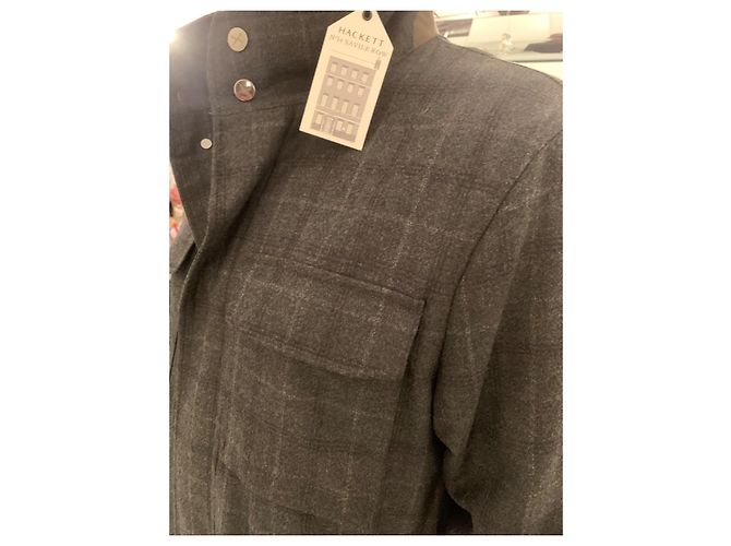 Hackett London Giacca Hackett in lana a quadri da uomo Verde - vista 6